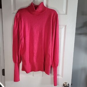 NWT Grace + Karma Pink Turtle Neck Sweater